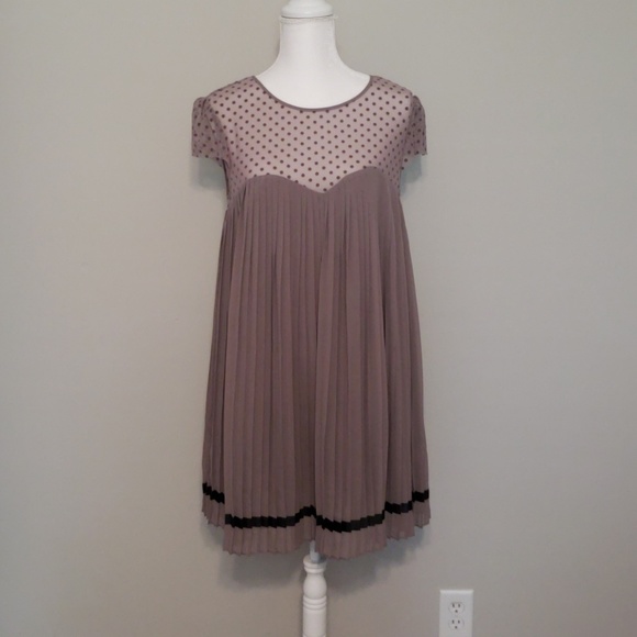 Victoria's Secret Dresses & Skirts - Victoria's Secret Pleated Babydoll Polka Dot Dress